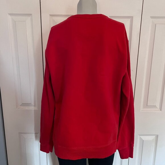 Champion Red Crewneck Sweatshirt Size Medium - Picture 5 of 6